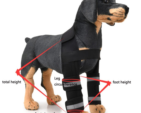 Pet Dog Leg Knee Guard Surgery Injury Protective Cover, S, M