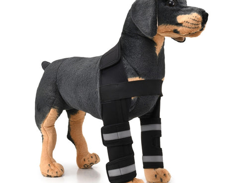Pet Dog Leg Knee Guard Surgery Injury Protective Cover, S, M