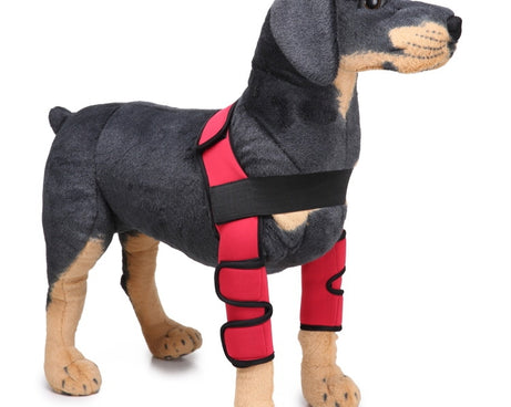 Pet Dog Leg Knee Guard Surgery Injury Protective Cover, L