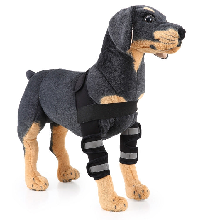 Pet Dog Leg Knee Guard Surgery Injury Protective Cover, L