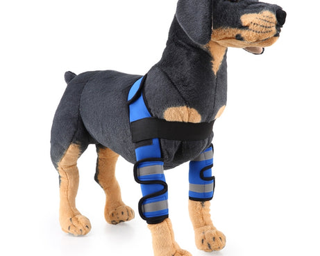 Pet Dog Leg Knee Guard Surgery Injury Protective Cover, L