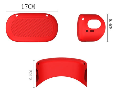 VR Glasses Silicone Waterproof Dust-Proof And Fall-Proof Protective Shell For Meta Quest, Black, White, Red, Luminous Green