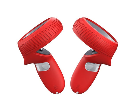 VR Handle Silicone Non-slip Drop Resistant Protective Cver For Meta Quest, Black, Red, Luminous Green, White