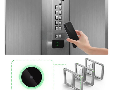 Waveshare 25515 Round 2D Codes Scanner Module Barcode/QR Code Reader, With LED Indicator, 25515