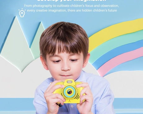 DC502 2.4-Inch 16X Zoom 2.7K Video Recording Children Digital Camera, Pink No Card, Blue No Card, Pink + 32G, Blue + 32G