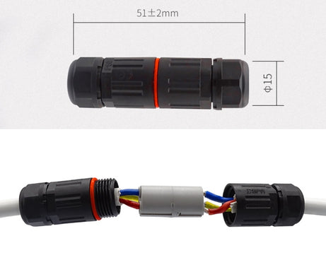 CDF-M3 Waterproof Wire Connector, Specification: 3 Pin, 3 Pin, 2 Pin