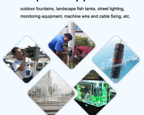 CDF-M3 Waterproof Wire Connector, Specification: 3 Pin, 3 Pin, 2 Pin