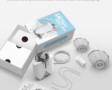 Hands-free Wearable Micro-mesh Nebulizer for Adults and Children ,Style:
