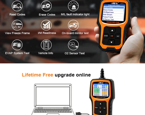 ANCEL AD410 OBD2 Car Universal Auto Diagnostic Scanner, ANCEL AD410