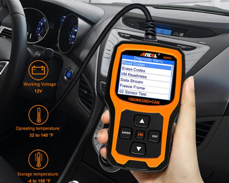 ANCEL AD410 OBD2 Car Universal Auto Diagnostic Scanner, ANCEL AD410