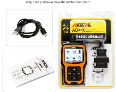 ANCEL AD410 OBD2 Car Universal Auto Diagnostic Scanner, ANCEL AD410