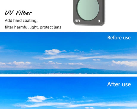 JUNESTAR Action Camera Filters For DJI Action 2,Style:, MCUV, CPL, ND4, ND8, ND16, ND32, ND64, ND1000, ND8PL, ND16PL, ND32PL, ND64PL, Macro 10X, Night, Star, CS-3IN1, CS-4in1, CS-4in1 (NDPL), CS-6IN1, CS-8in1