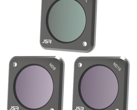 JUNESTAR Action Camera Filters For DJI Action 2,Style:, MCUV, CPL, ND4, ND8, ND16, ND32, ND64, ND1000, ND8PL, ND16PL, ND32PL, ND64PL, Macro 10X, Night, Star, CS-3IN1, CS-4in1, CS-4in1 (NDPL), CS-6IN1, CS-8in1
