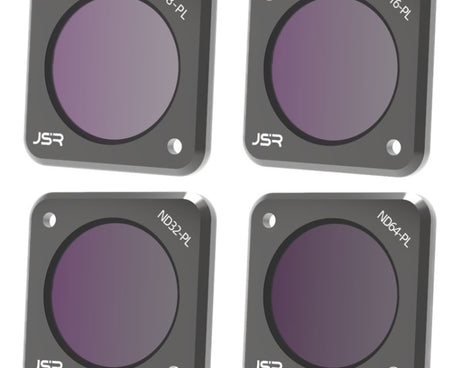 JUNESTAR Action Camera Filters For DJI Action 2,Style:, MCUV, CPL, ND4, ND8, ND16, ND32, ND64, ND1000, ND8PL, ND16PL, ND32PL, ND64PL, Macro 10X, Night, Star, CS-3IN1, CS-4in1, CS-4in1 (NDPL), CS-6IN1, CS-8in1