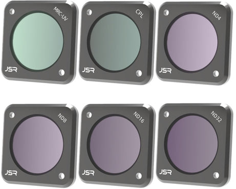 JUNESTAR Action Camera Filters For DJI Action 2,Style:, MCUV, CPL, ND4, ND8, ND16, ND32, ND64, ND1000, ND8PL, ND16PL, ND32PL, ND64PL, Macro 10X, Night, Star, CS-3IN1, CS-4in1, CS-4in1 (NDPL), CS-6IN1, CS-8in1
