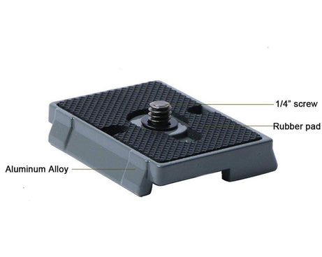 JMSUZ 200PL-14 For Manfrotto Camera Tripod Head Quick Release Plate Base
