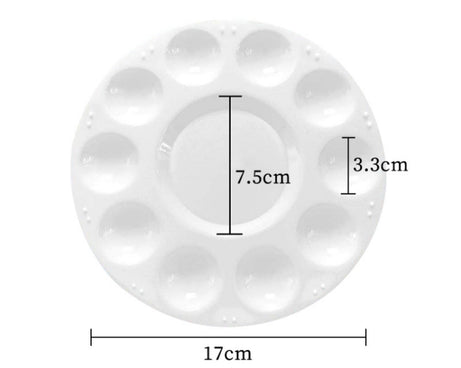 Children Leak-Proof Plastic Brush Washing Cup Palette Painting Brushes, 23 PCS/Set