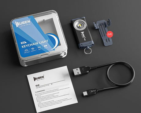 WUBEN G2 Strong Light LED Flashlight USB Outdoor Campers And Household Super Bright Key Chain Light, WUBEN G2 Green, WUBEN G2 Blue, WUBEN G2 Black