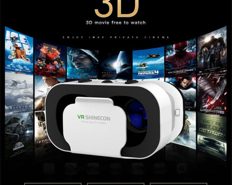 VRSHINECON G05 5th 3D VR Glasses Virtual Headset Digital Glasses, G05 White