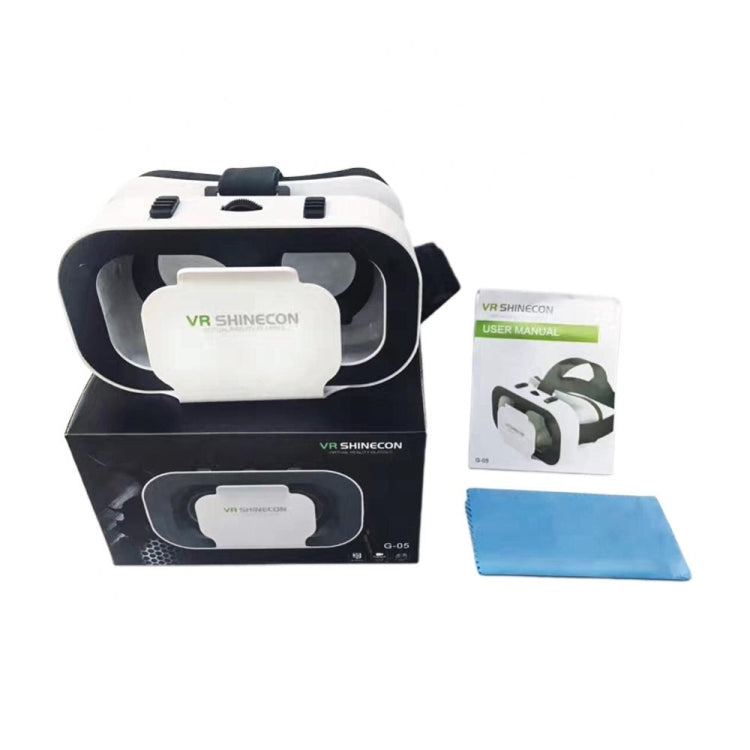 VRSHINECON G05 5th 3D VR Glasses Virtual Headset Digital Glasses, G05 White