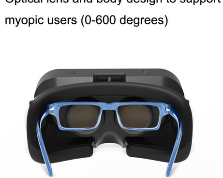 VRSHINECON G10 Headwear 3D Virtual VR Glasses, G10 Black