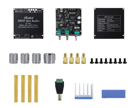 XY-T50L 12V Bluetooth 5.0 Audio Digital Class D Receiver Module With Amplifier, XY-T50L