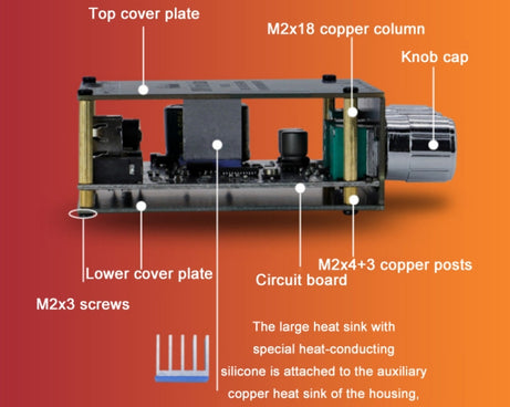 XY-T50L 12V Bluetooth 5.0 Audio Digital Class D Receiver Module With Amplifier, XY-T50L