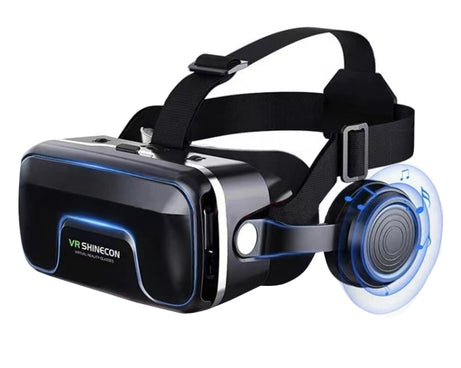 7th VR Glasses 3D Virtual Reality Game Digital Glasses With Headset, G04EA Increase Version, G04EA+B01 Handle, G04EA+B03 Handle