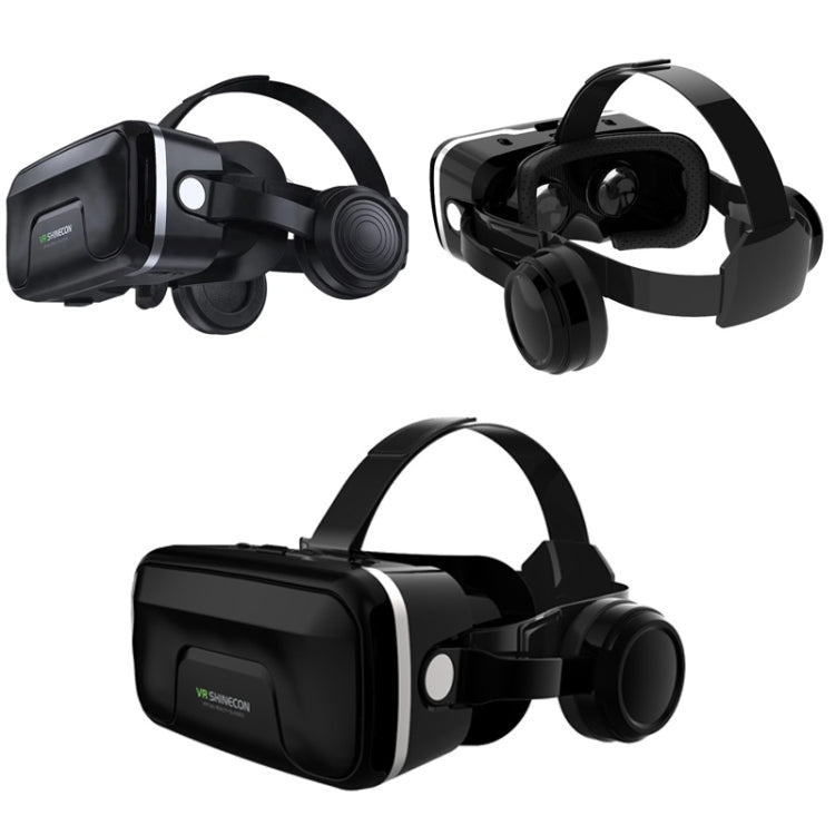 7th VR Glasses 3D Virtual Reality Game Digital Glasses With Headset, G04EA Increase Version, G04EA+B01 Handle, G04EA+B03 Handle
