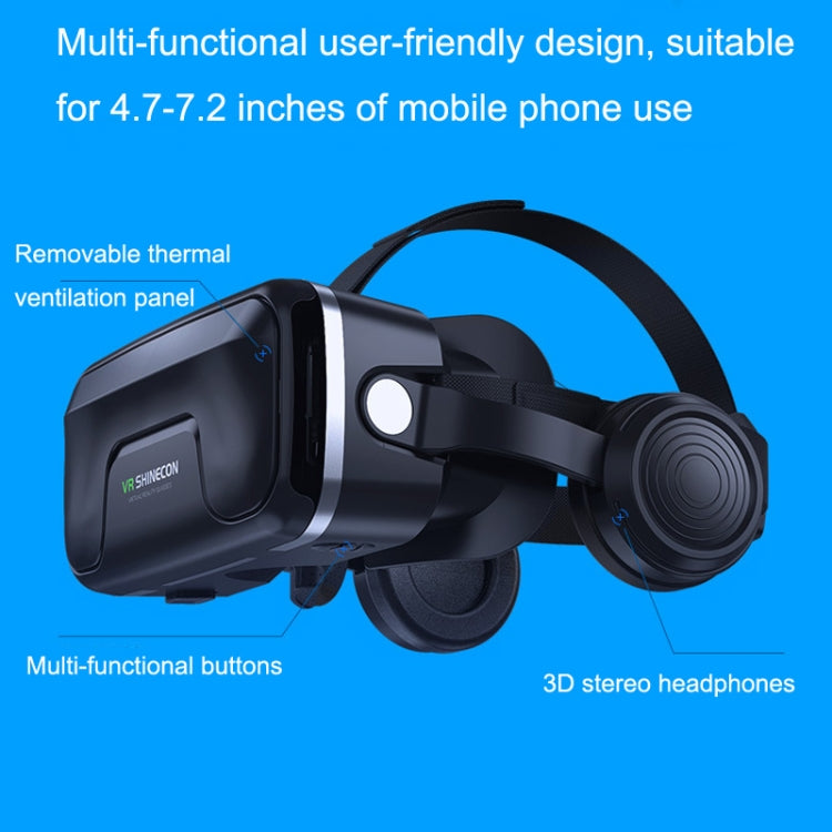 7th VR Glasses 3D Virtual Reality Game Digital Glasses With Headset, G04EA Increase Version, G04EA+B01 Handle, G04EA+B03 Handle