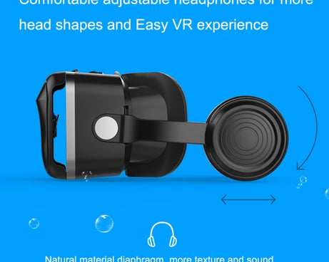 7th VR Glasses 3D Virtual Reality Game Digital Glasses With Headset, G04EA Increase Version, G04EA+B01 Handle, G04EA+B03 Handle