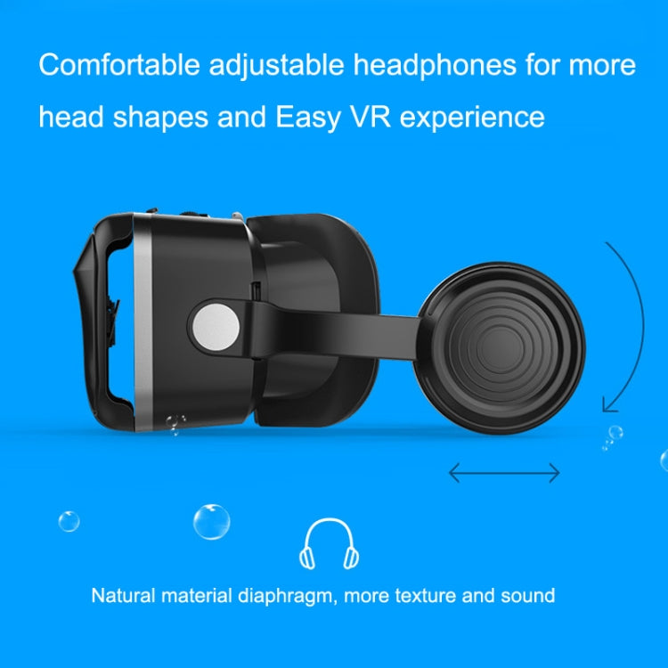 7th VR Glasses 3D Virtual Reality Game Digital Glasses With Headset, G04EA Increase Version, G04EA+B01 Handle, G04EA+B03 Handle
