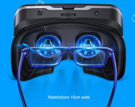 7th VR Glasses 3D Virtual Reality Game Digital Glasses With Headset, G04EA Increase Version, G04EA+B01 Handle, G04EA+B03 Handle