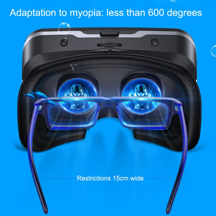 7th VR Glasses 3D Virtual Reality Game Digital Glasses With Headset, G04EA Increase Version, G04EA+B01 Handle, G04EA+B03 Handle
