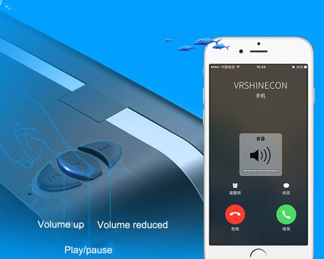 7th VR Glasses 3D Virtual Reality Game Digital Glasses With Headset, G04EA Increase Version, G04EA+B01 Handle, G04EA+B03 Handle