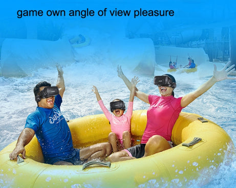 7th VR Glasses 3D Virtual Reality Game Digital Glasses With Headset, G04EA Increase Version, G04EA+B01 Handle, G04EA+B03 Handle