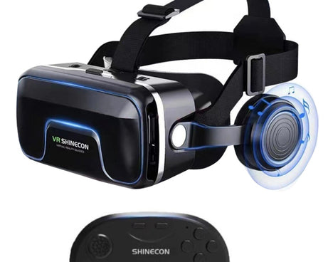 7th VR Glasses 3D Virtual Reality Game Digital Glasses With Headset, G04EA Increase Version, G04EA+B01 Handle, G04EA+B03 Handle