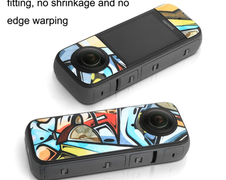 Sunnylife IST-TZ485 For DJI Insta360 X3 Panoramic Camera PVC Protection Scraper Film Stickers