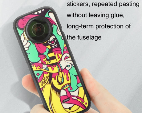 Sunnylife IST-TZ485 For DJI Insta360 X3 Panoramic Camera PVC Protection Scraper Film Stickers