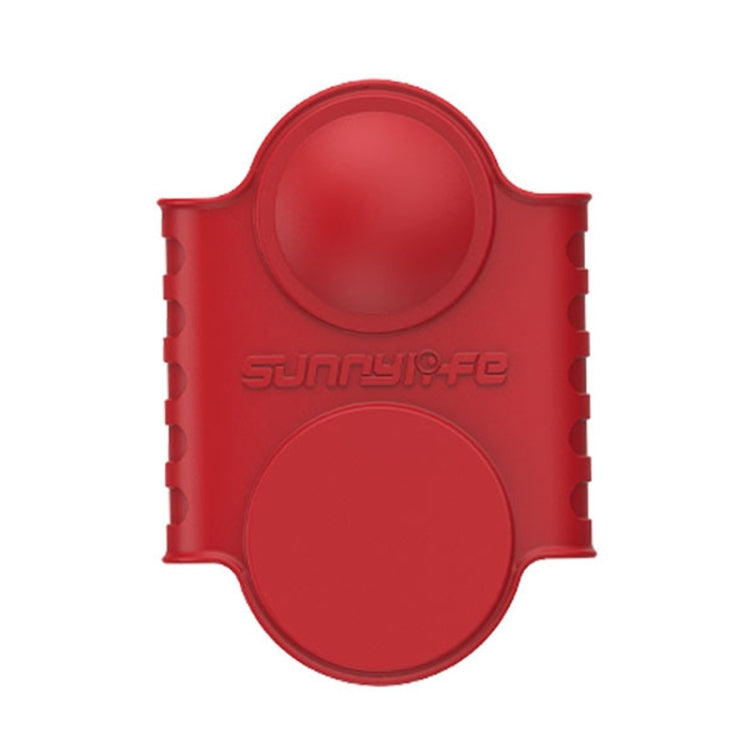 For Insta360 One X2 Sunnylife ST-Q9420 Silicone Protective Case, For Insta360 One X2 Red Lens Screen Case, For Insta360 One X2 Black Lens Screen Case