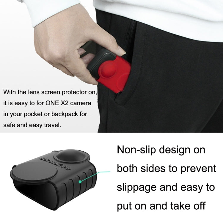 For Insta360 One X2 Sunnylife ST-Q9420 Silicone Protective Case