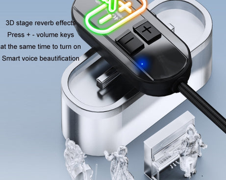 Wireless Head-Mounted Condenser Microphone Anti-Howling Loudspeaker, G103 3.5mm, G103 6.35mm 1 for 1, G103 6.35mm 1 for 2