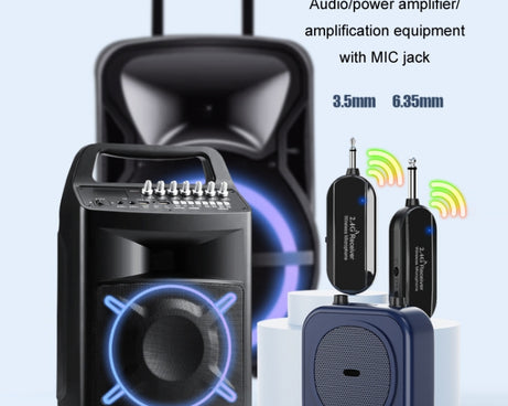 Wireless Head-Mounted Condenser Microphone Anti-Howling Loudspeaker, G103 3.5mm, G103 6.35mm 1 for 1, G103 6.35mm 1 for 2