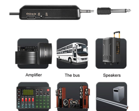 UHF Wireless Headset Microphone Lavalier Headset Amplifier, One For One, One For Two