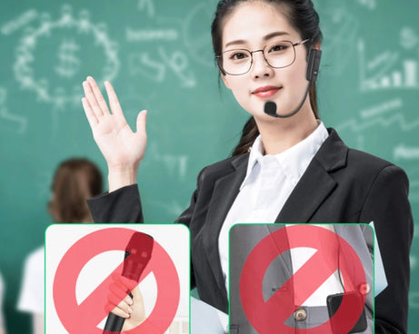 UHF Wireless Headset Microphone Lavalier Headset Amplifier, One For One, One For Two