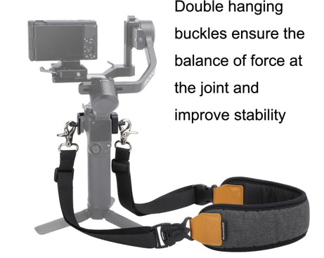 For DJI RS3 Mini Sunnylife RO-GS560 Lanyard Handheld Gimbal Double Buckle Comfortable Shoulder Strap Accessories, For DJI RS3 Mini