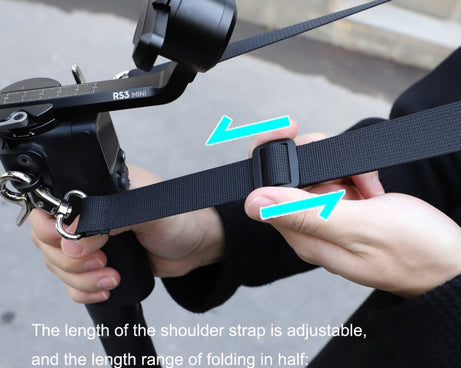 For DJI RS3 Mini Sunnylife RO-GS560 Lanyard Handheld Gimbal Double Buckle Comfortable Shoulder Strap Accessories, For DJI RS3 Mini