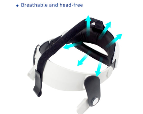 For Meta Quest 2 VR Glasses Adjustable Improve Comfort Elite Head Strap, Adjustable  Strap