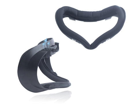 For Meta Quest 2 VR Headset Anti-sweat Eye Mask VR Facial Interface Bracket Cover, Anti-sweat Eye Mask (Black)