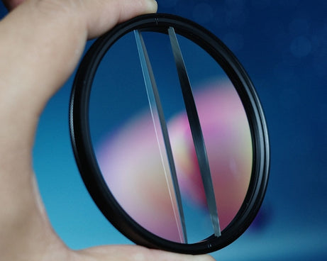 Photography Foreground Blur Filter Double Half Moon SLR Accessories, 49mm, 52mm, 55mm, 58mm, 62mm, 67mm, 72mm, 77mm, 82mm